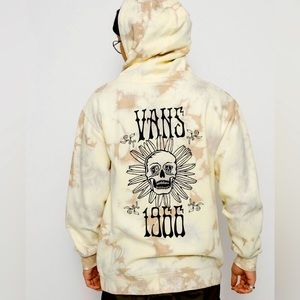 {NWT} Men’s VANS Scattered Tie Dye - Oatmeal - Hoodie Small